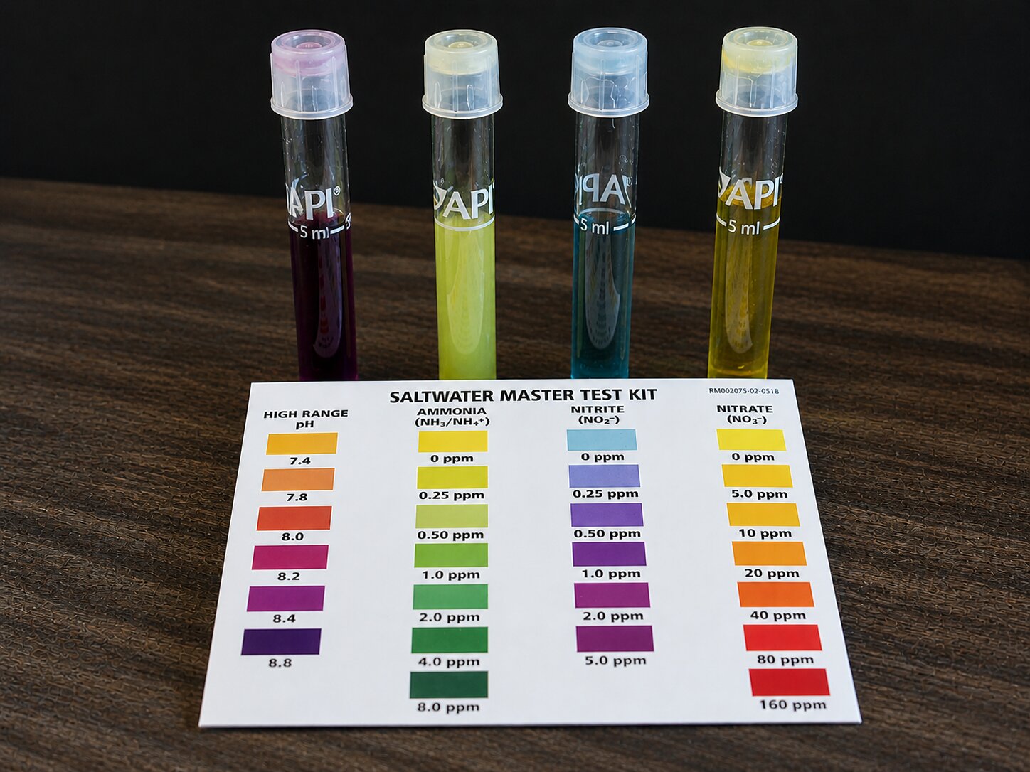 API Test Kit for saltwater aquarium
