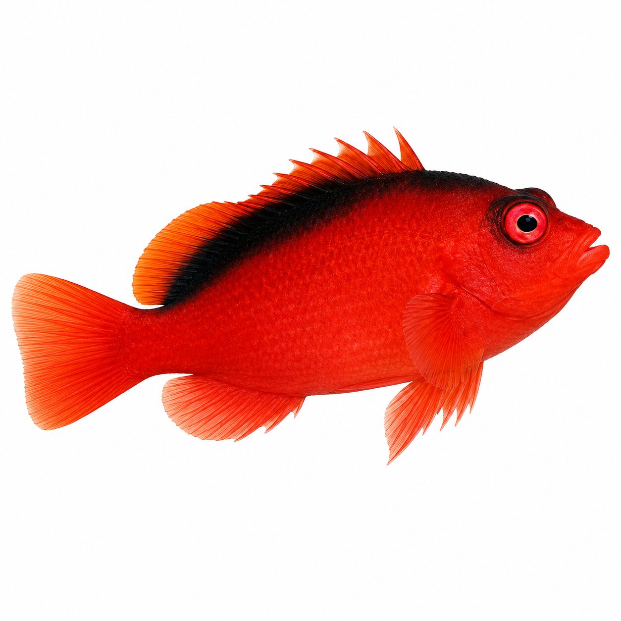 Flame Hawkfish